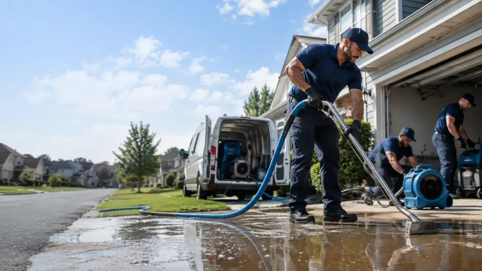 Flood Damage Restoration in Upland, IN